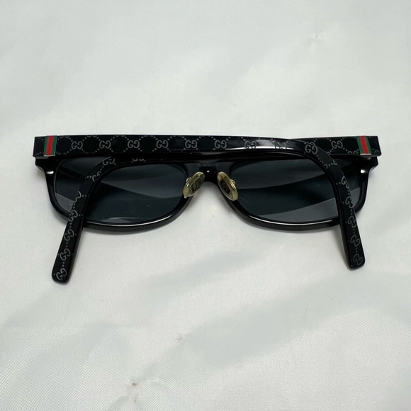 Gucci Black Rectangle Eyeglasses with Case - Frames Only - Picture 3 of 14